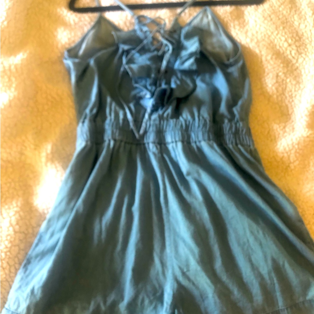 Quiet Storm Soft Denim Romper